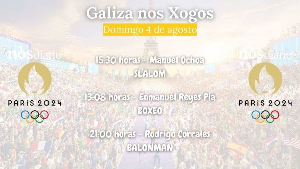 Os eventos do deporte galego para este domingo 4 de agosto.