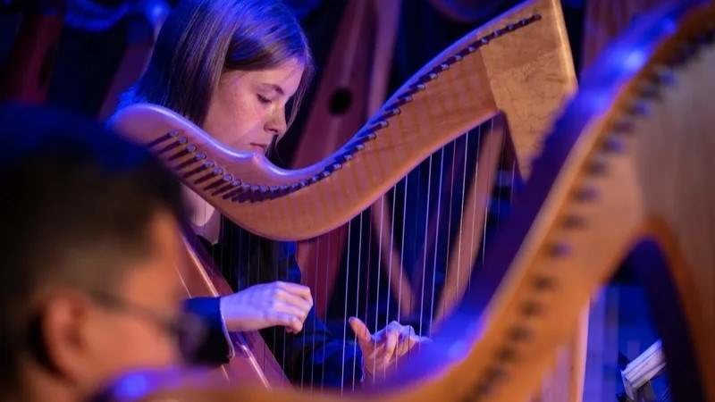 O alumnado será protagonista da primeira noite do Noia Harp Fest. (Foto: NHF)