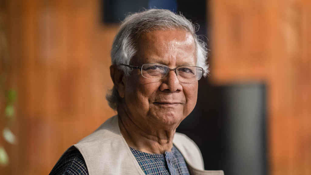 O premio Nobel da Paz, Muhammad Yunus. (Foto: Sazzad Hossain / Europa Press / Contacto)