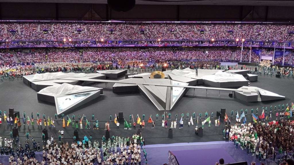 Cerimonia de clausura dos Xogos Olímpicos de París 2024, este domingo, no Stade de France. (Foto: Yuri Carrazoni Mier)