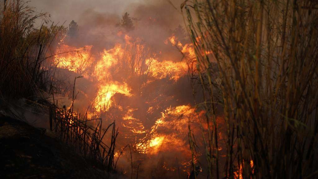 Incendio nas inmediación de Atenas. (Foto: Socrates Baltagiannis / DPA vía Europa Press)