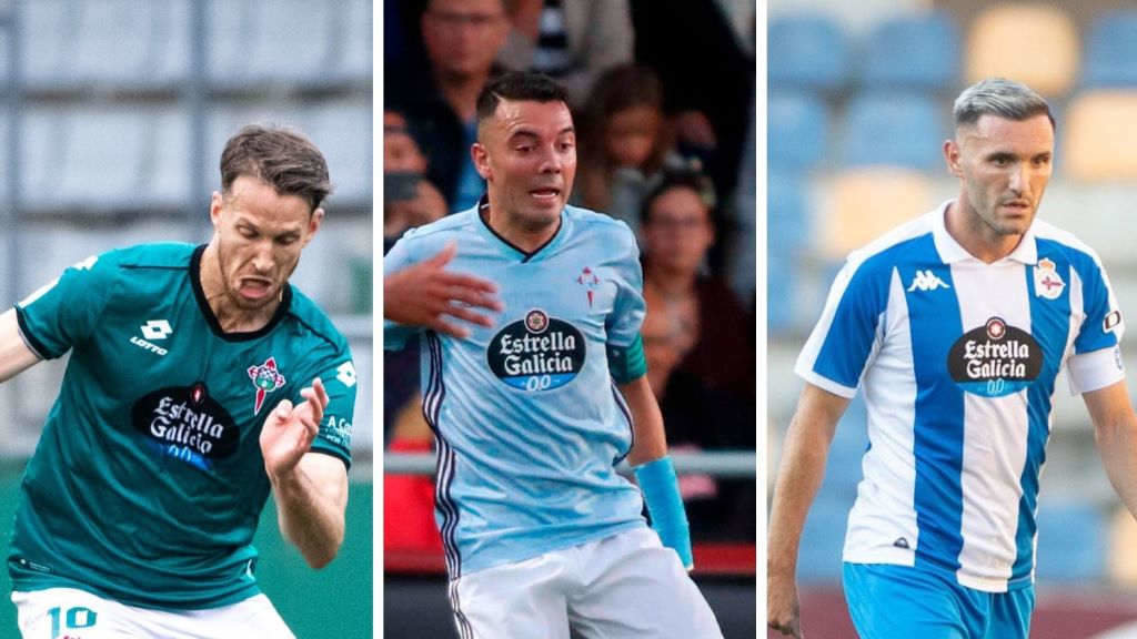 Señé, Aspas e Lucas Pérez volverán ser das referencias ofensivas dos seus clubs. (Foto: RC Celta).