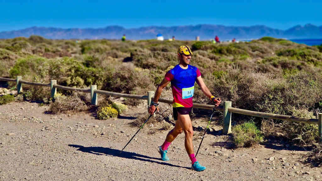 Alberto Fidalgo competindo en Almería, Andalucía (Foto: Nós Diario).