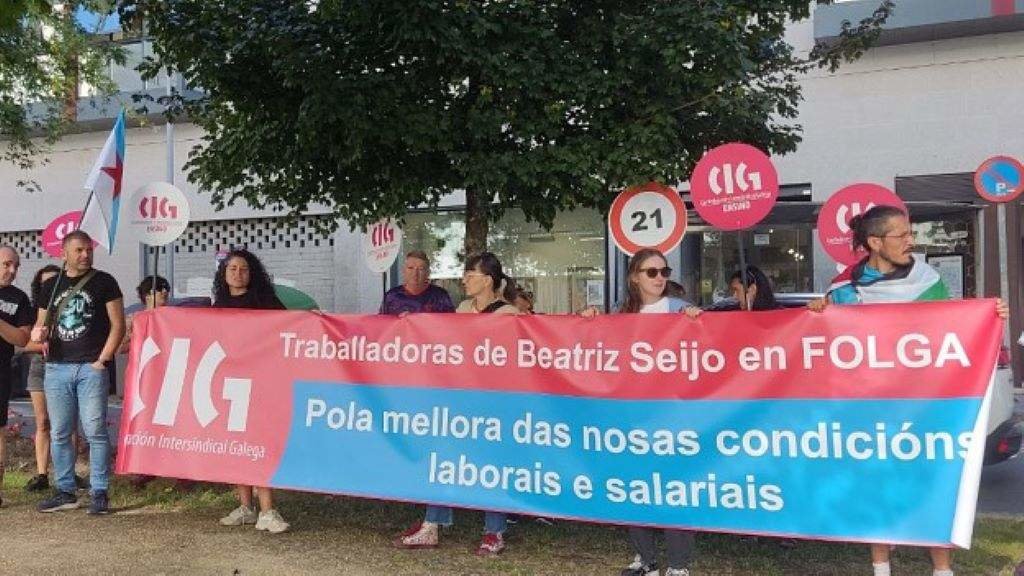 Protesta da CIG-Ensino. (Foto: Nós Diario)