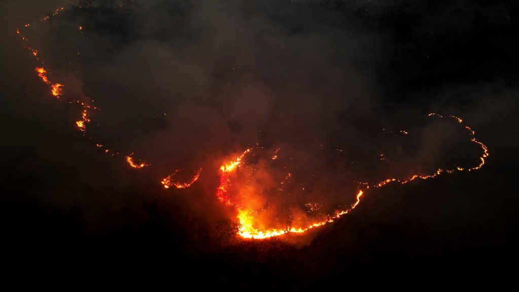 Incendio no Brasil. (Foto: Lucio Tavora / Europa Press / Contacto)