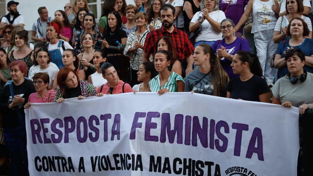 Concentración en Vigo contra a violencia machista o pasado 17 de setembro. (Foto: Adrián Irago / Europa Press)