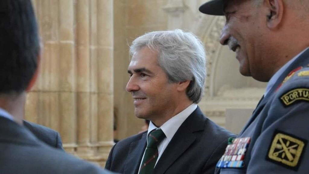 Nuno Melo, ministro de Defensa de Portugal, na cerimónia do 639 aniversário da Batalha de Aljubarrota o passado 15 de agosto. (Foto: Nuno Melo)