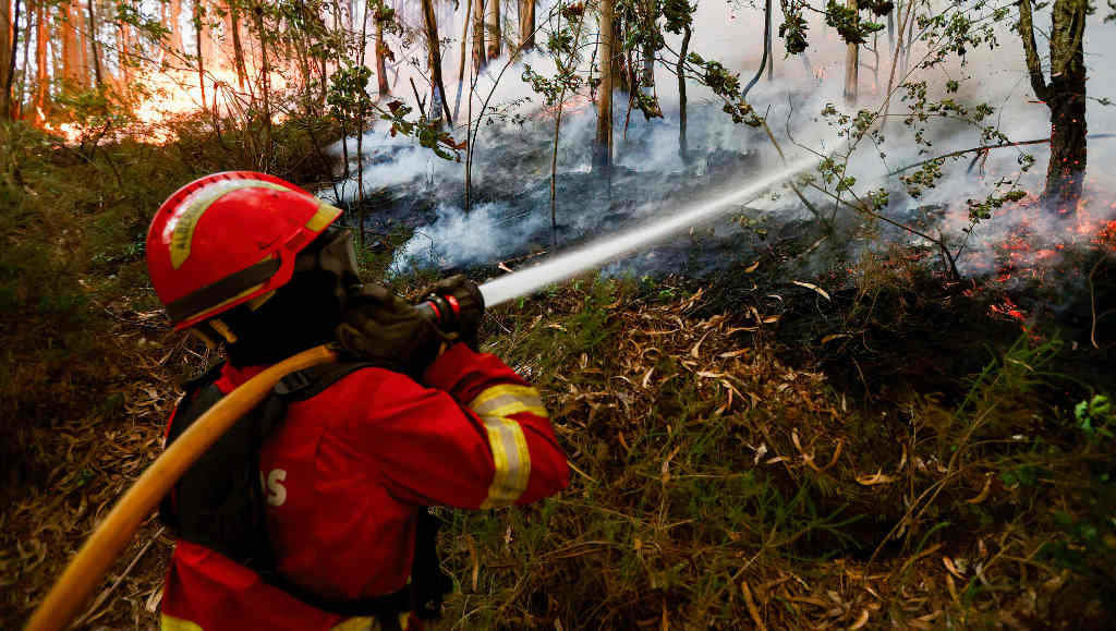 Vaga de incendios en Portugal. (Foto: Diogo Baptista)