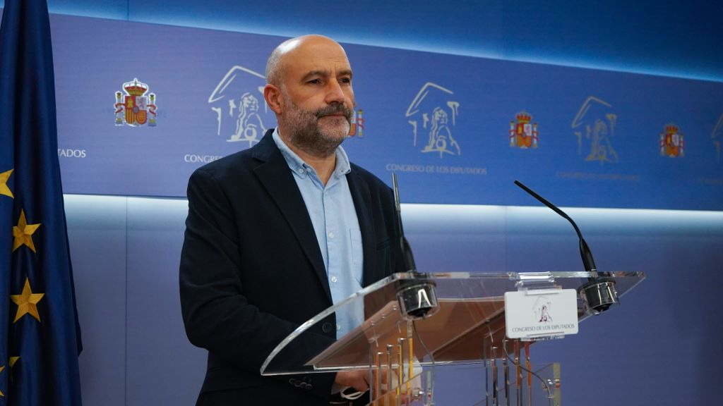 Néstor Rego no Congreso dos Deputados. (Foto: Nós Diario)