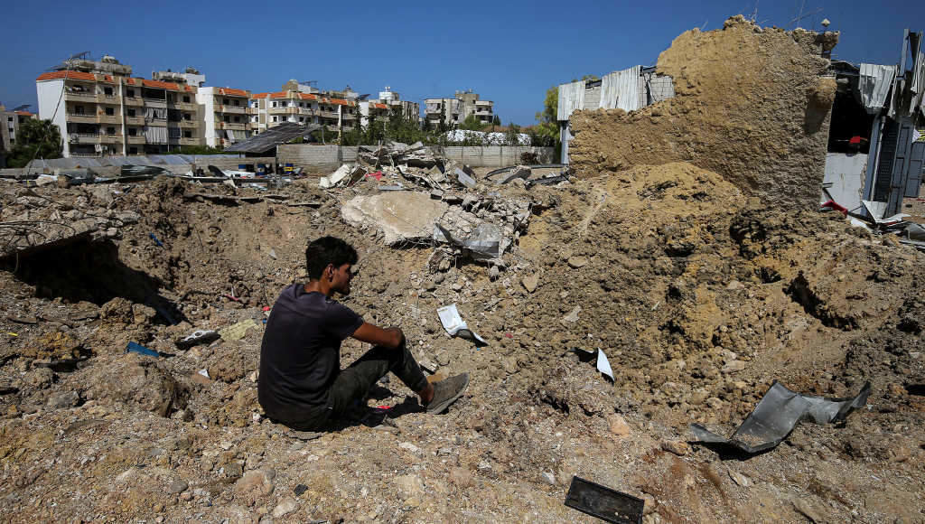 Ataque israelí a cuarta feira ao Líbano. (Foto: Marwan Naamani / DPA vía Europa Press)