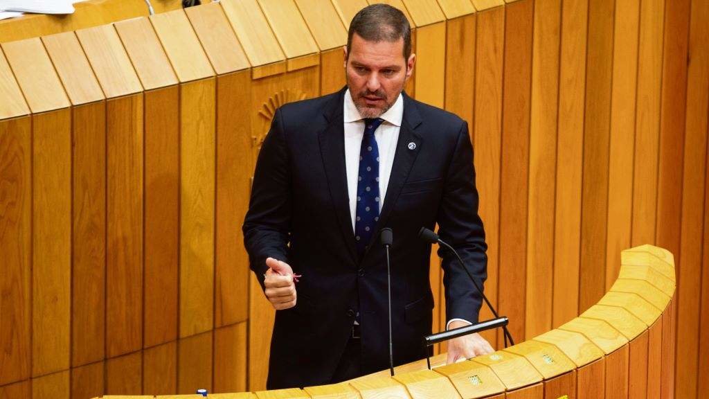 O conselleiro de Cultura, Lingua e Xuventude, José López Campos, foi interpelado esta cuarta feira no Parlamento da Galiza polo BNG. (Foto: Xunta da Galiza)