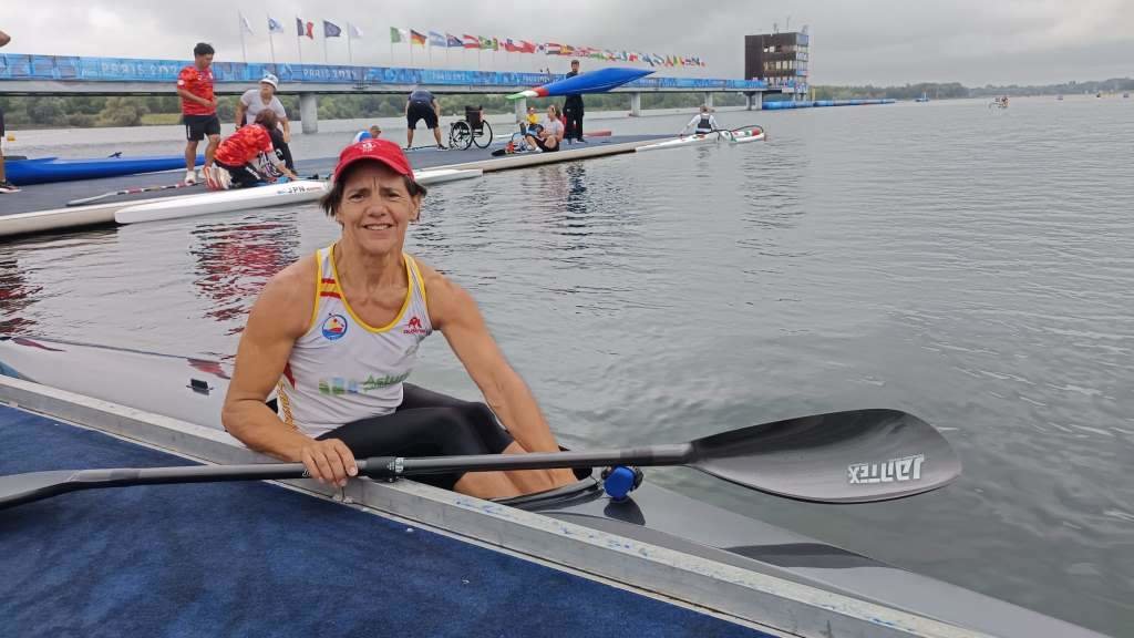 Araceli Menduiña nos Xogos Paralímpicos de París 2024. (Foto: RFEP)