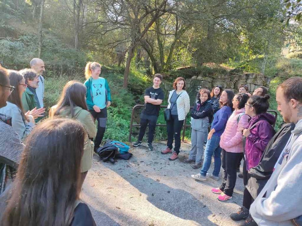 Actividade de Adega este sábado en Soutomaior, comarca de Vigo. (Foto: Adega)