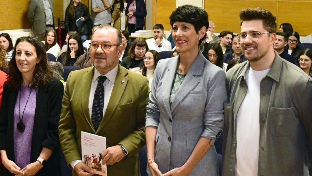 De dereita a esquerda, Javier Carballo, Elma Saiz, Antonio López e Silvia Moscoso. (Foto: Santi Alvite)