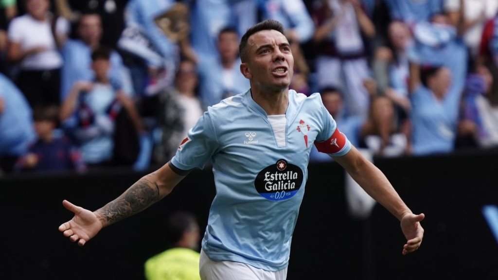 Iago Aspas, no encontro desta fin de semana.